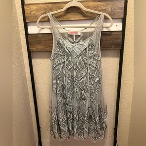 Free people beaded mini dress